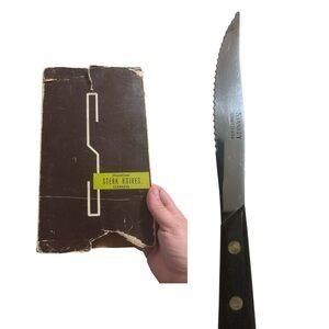 Vintage Stanhome Steak Knives Set